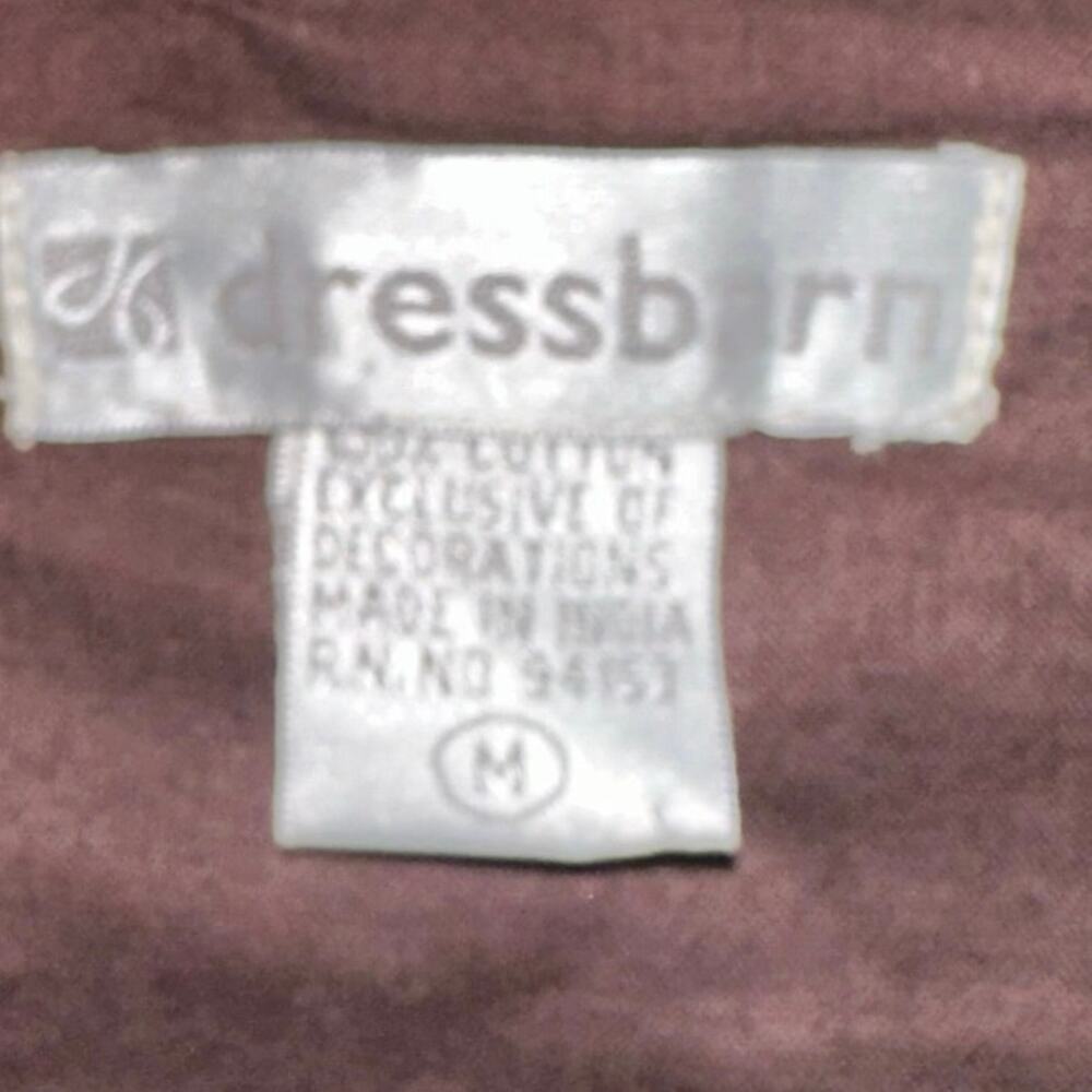 Dress Barn Patchwork Fall Leaves Embroidered & De… - image 4